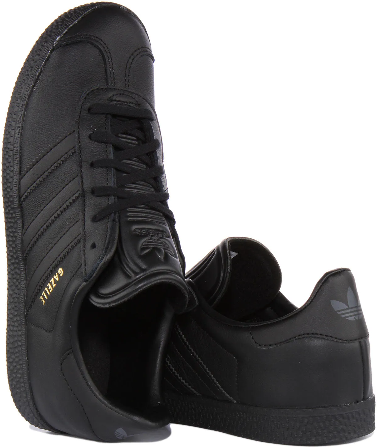 Adidas Gazelle In Black For Youth