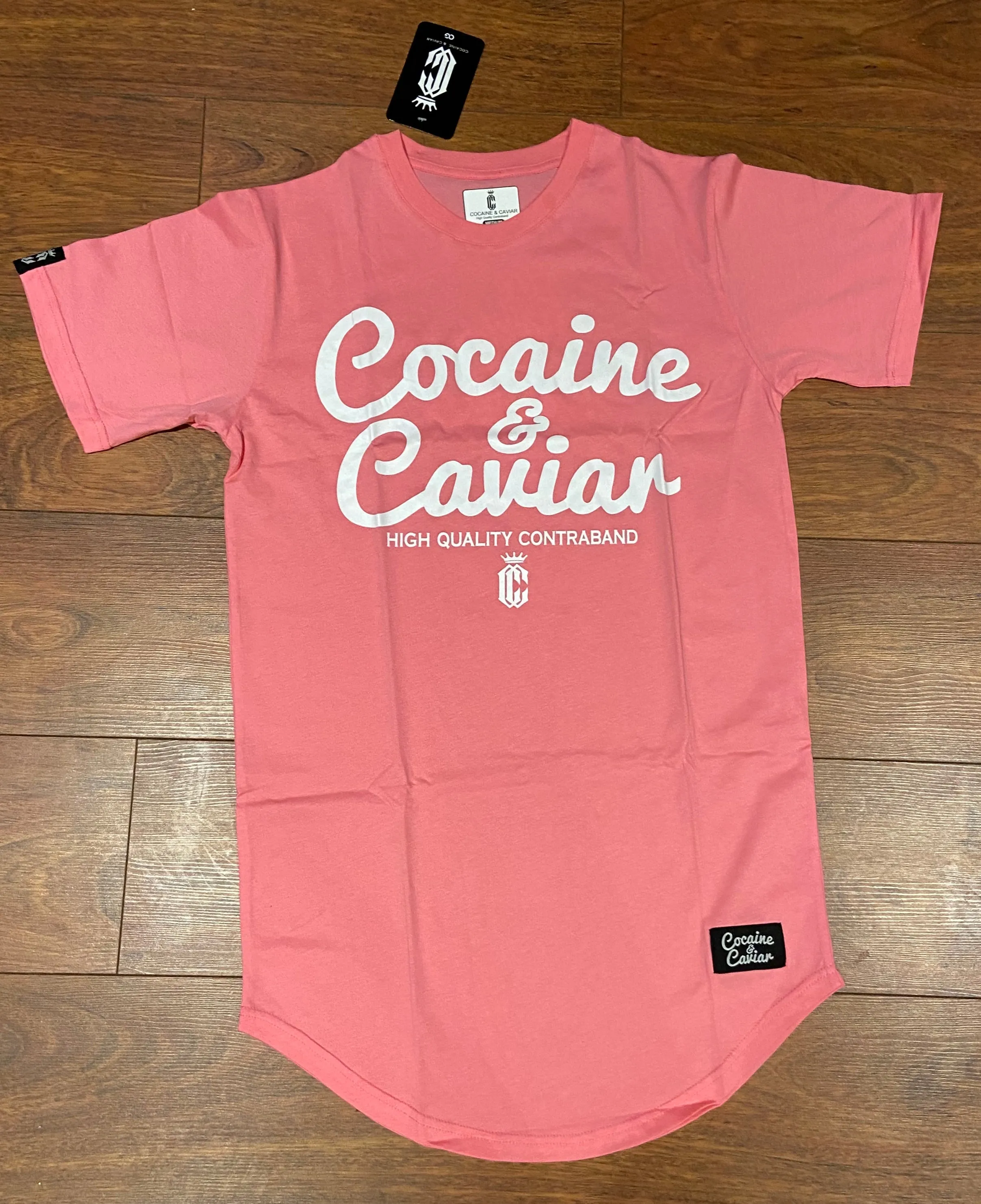 COCAINE & CAVIAR SCOOP BOTTOM TSHIRT