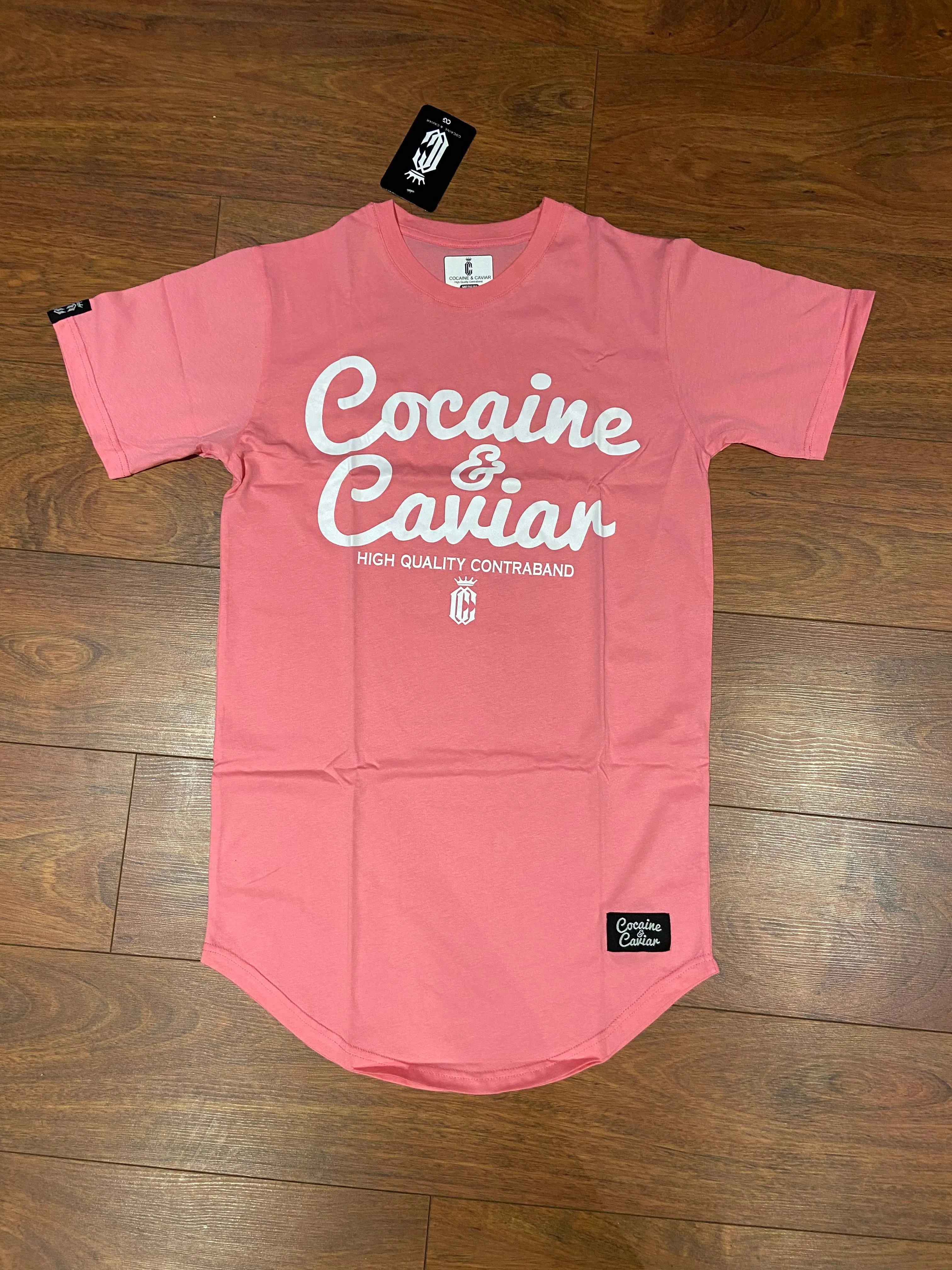 COCAINE & CAVIAR SCOOP BOTTOM TSHIRT