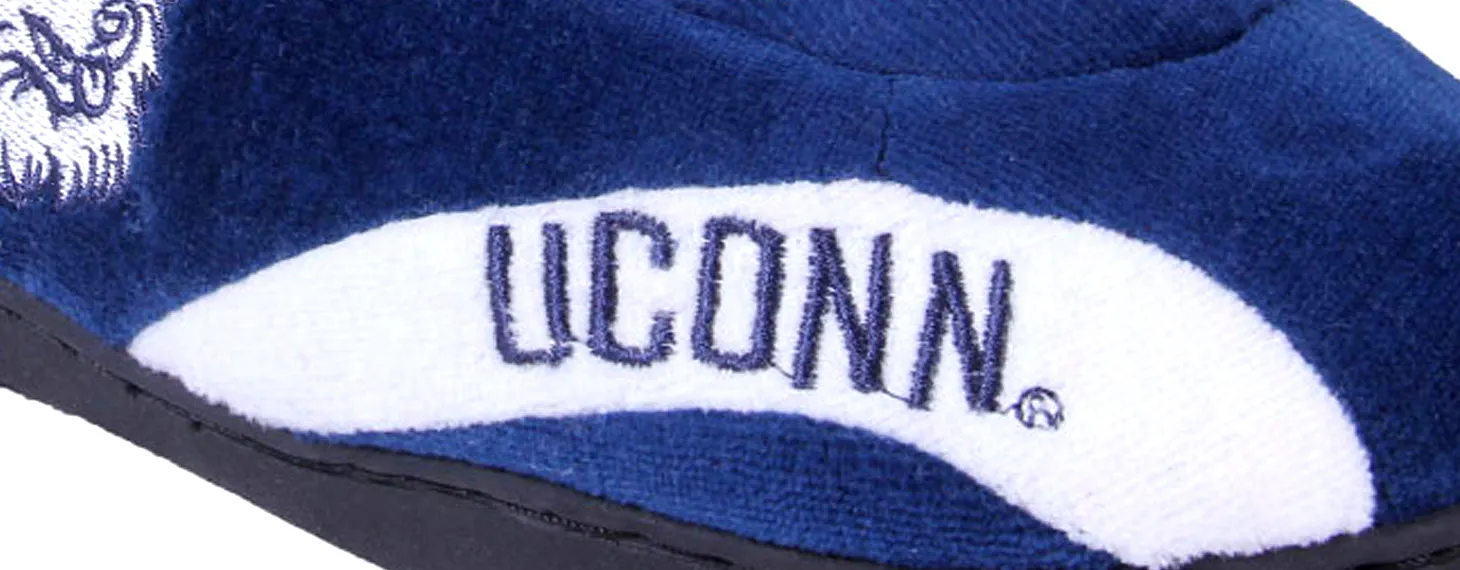 Connecticut Huskies All Around Rubber Soled Slippers