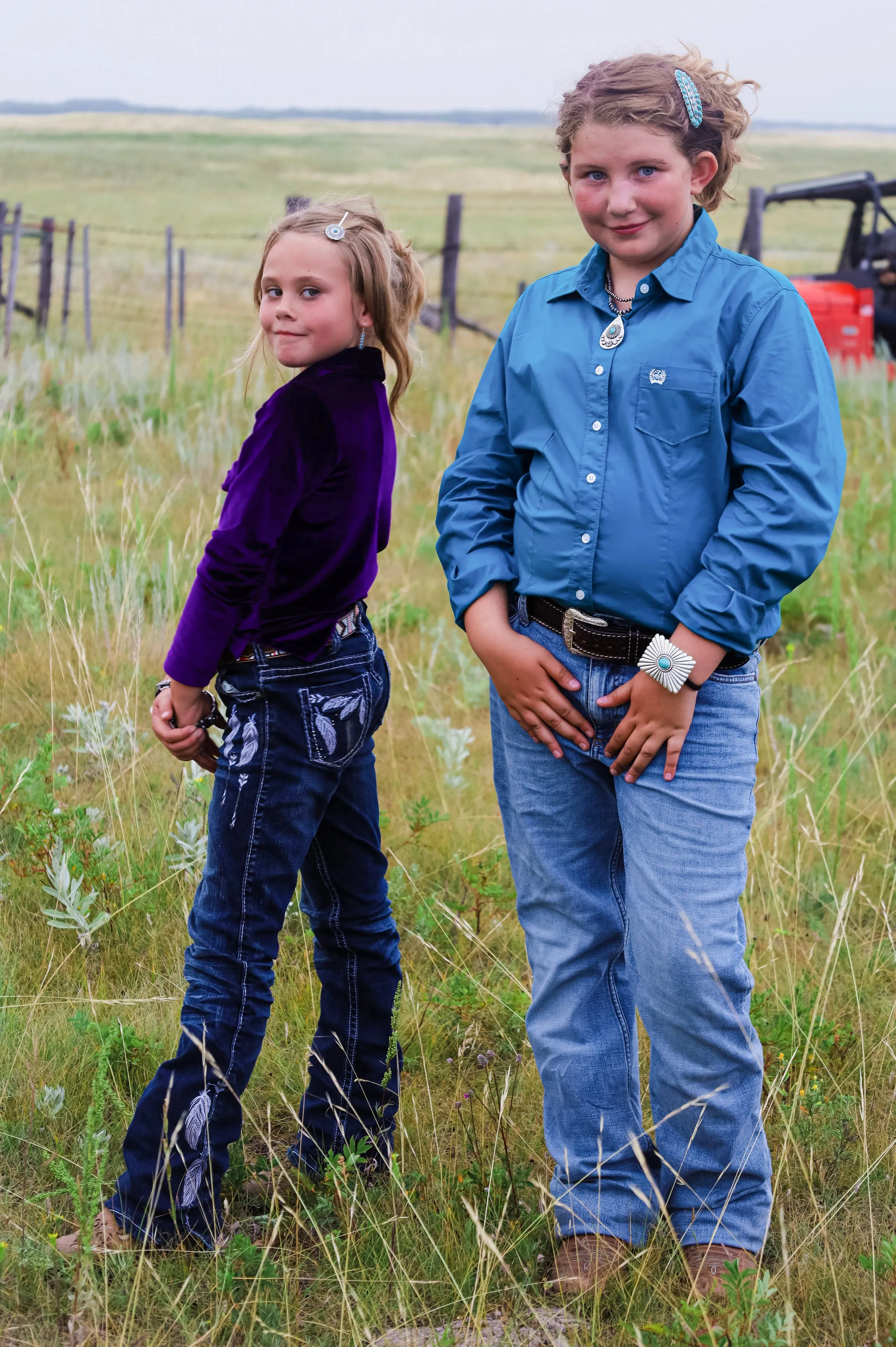 Denim Barrette