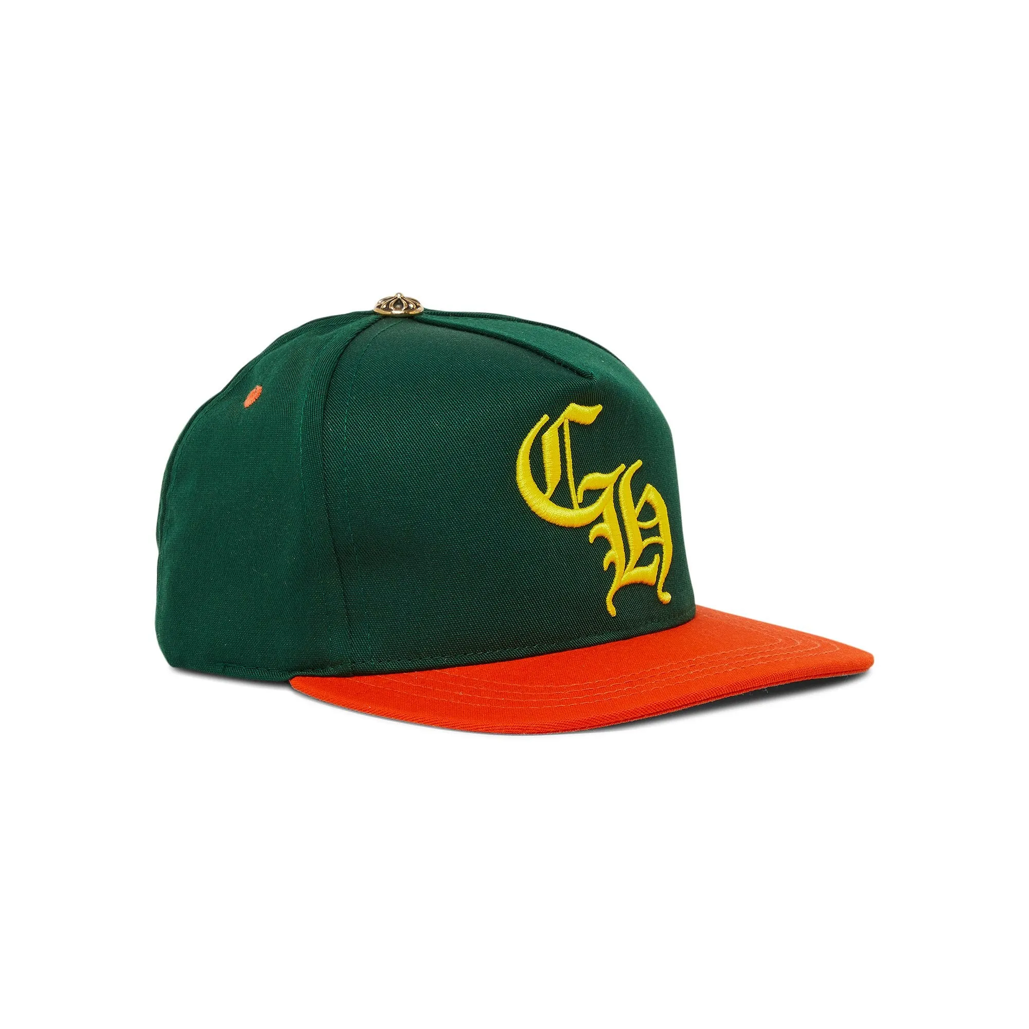 Exclusive Chrome Hearts Miami baseball cap, orange/yellow/green