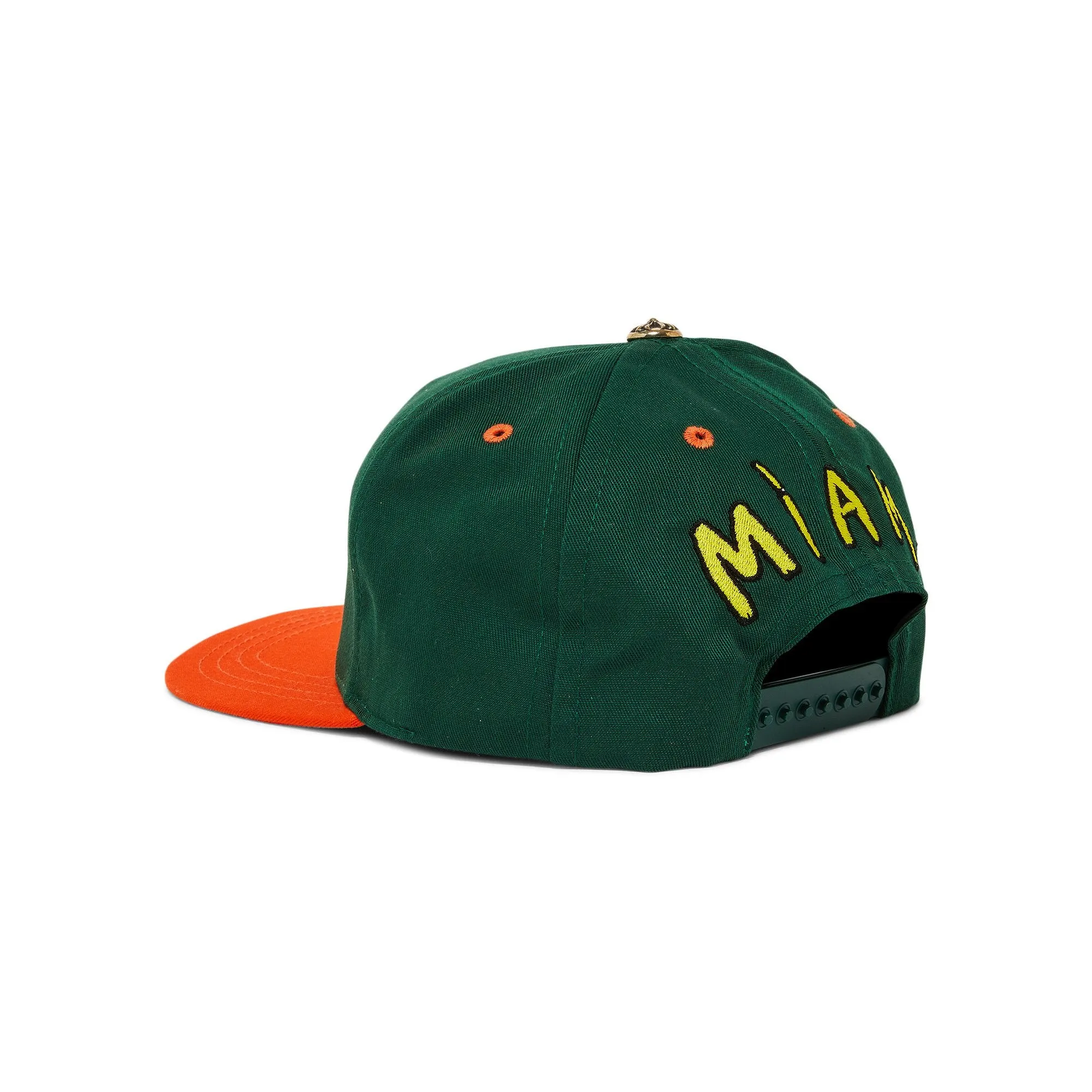 Exclusive Chrome Hearts Miami baseball cap, orange/yellow/green