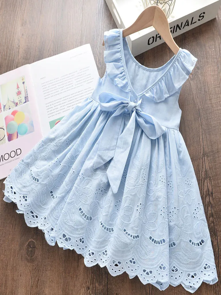 Girls Breezy Breeze Embroidered Summer Dress