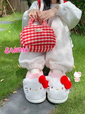 Kitty Warm Home Plush Slippers