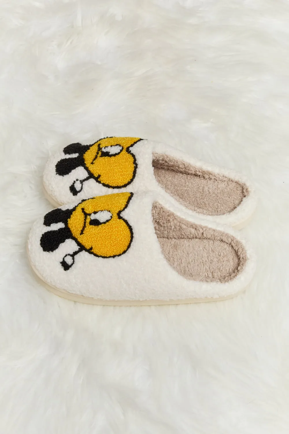 Loving You Heart Plush Slippers