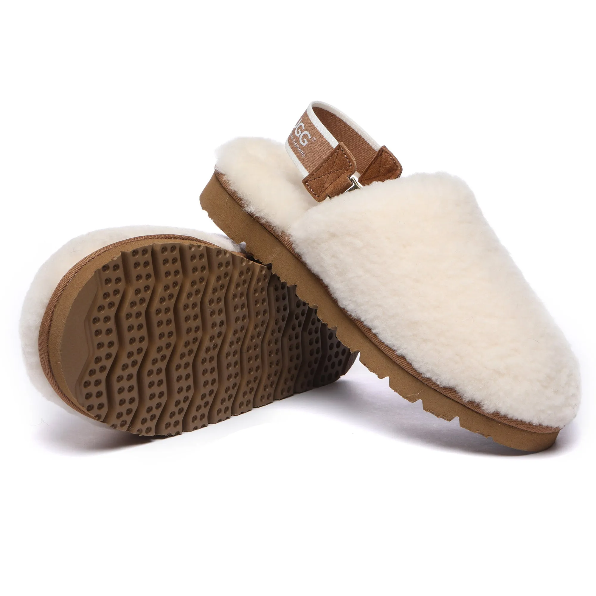 Mila Removable Strap Slingback UGG Slippers