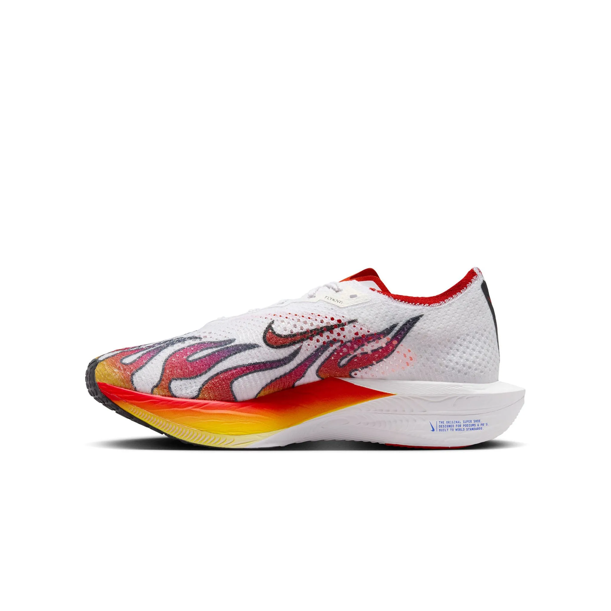 Nike | Men's Vaporfly 3 Road Racing Shoes - White/Habanero Red-Black-University Red