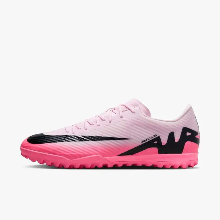 Nike Mercurial Vapor 15 Academy TF Turf Soccer Shoes - Pink Foam/Black