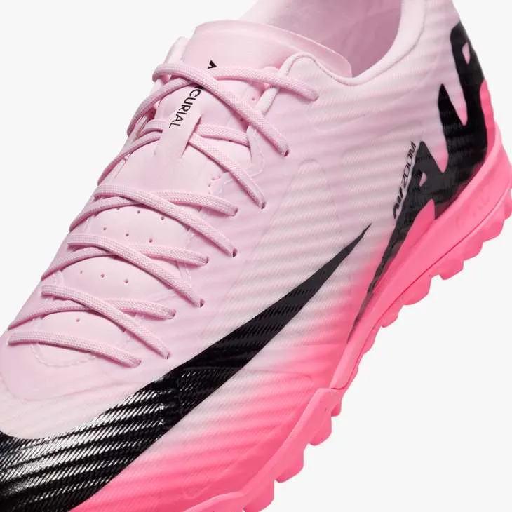 Nike Mercurial Vapor 15 Academy TF Turf Soccer Shoes - Pink Foam/Black