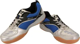 Nivia Appeal Badminton Non Marking Shoes (Blue,Silver)