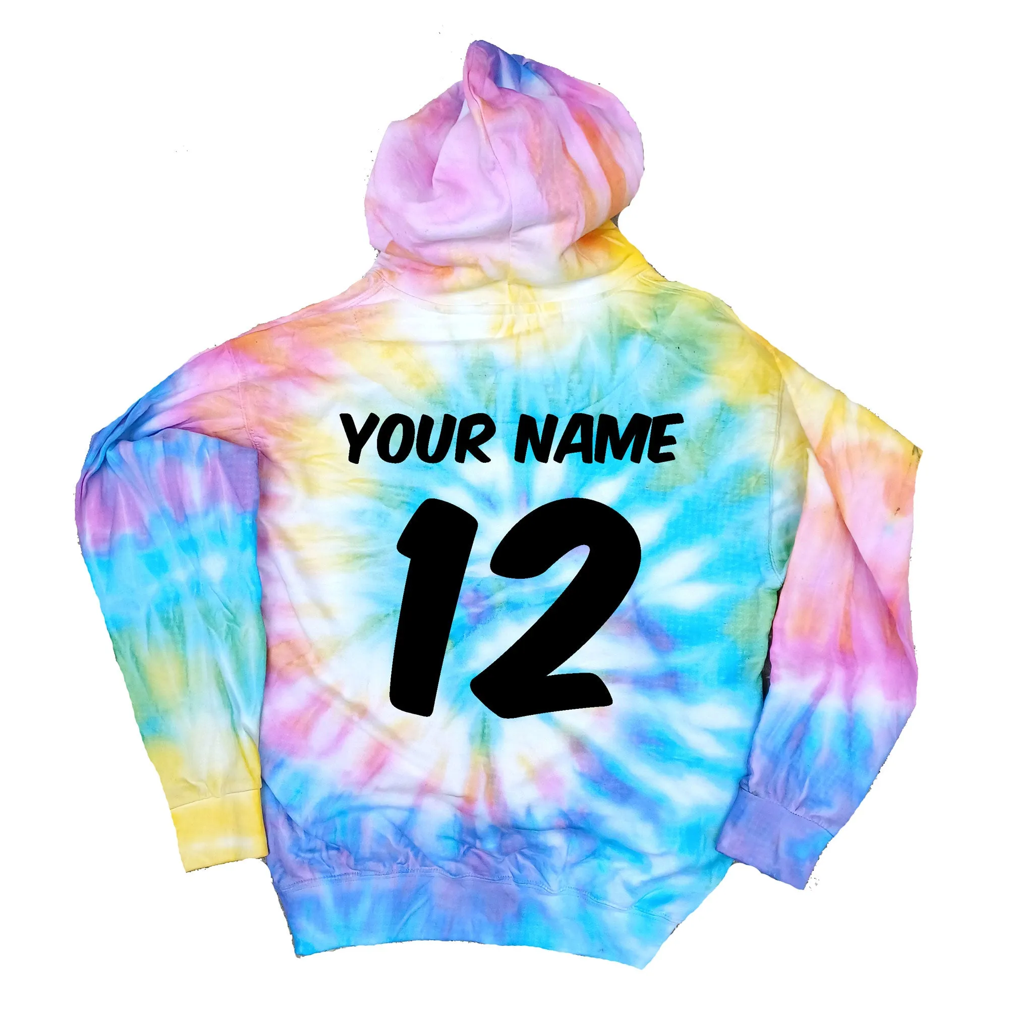 Pastel Rainbow Volleyball Hooded Sweatshirt