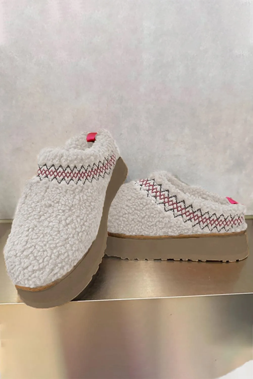 Sherpa Plush Winter Slippers