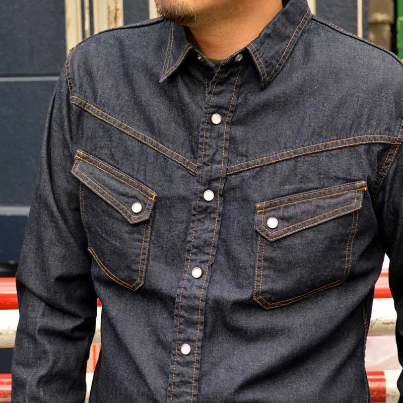 TCB jeans "Ranchman Shirt Denim" Denim Western Shirt