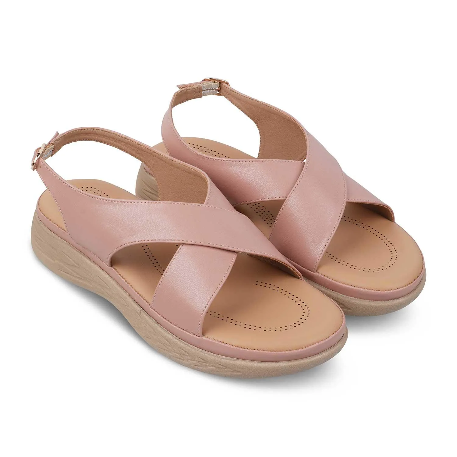 The Havit Pink Women's Casual Wedge Sandals Tresmode