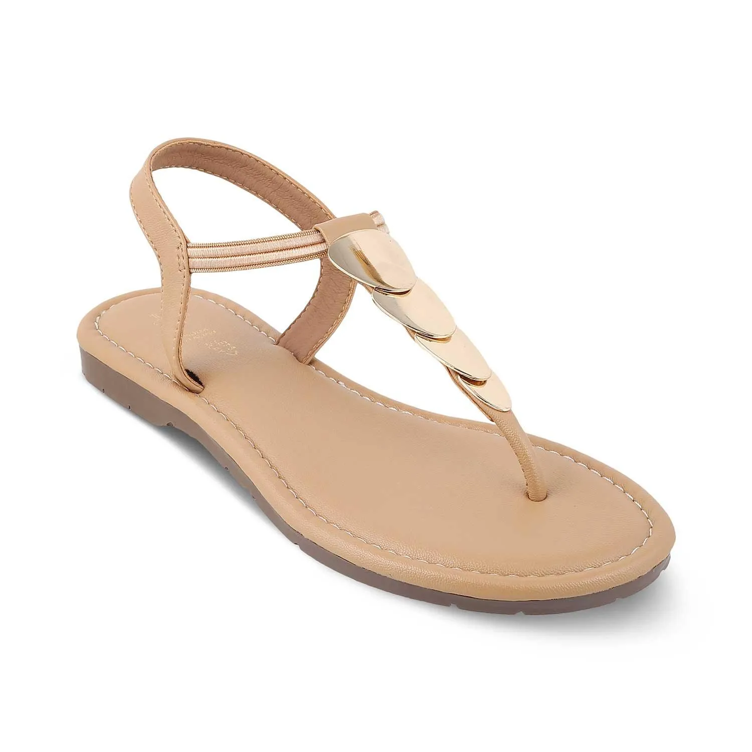 The Sine Beige Women's Dress Flats Tresmode