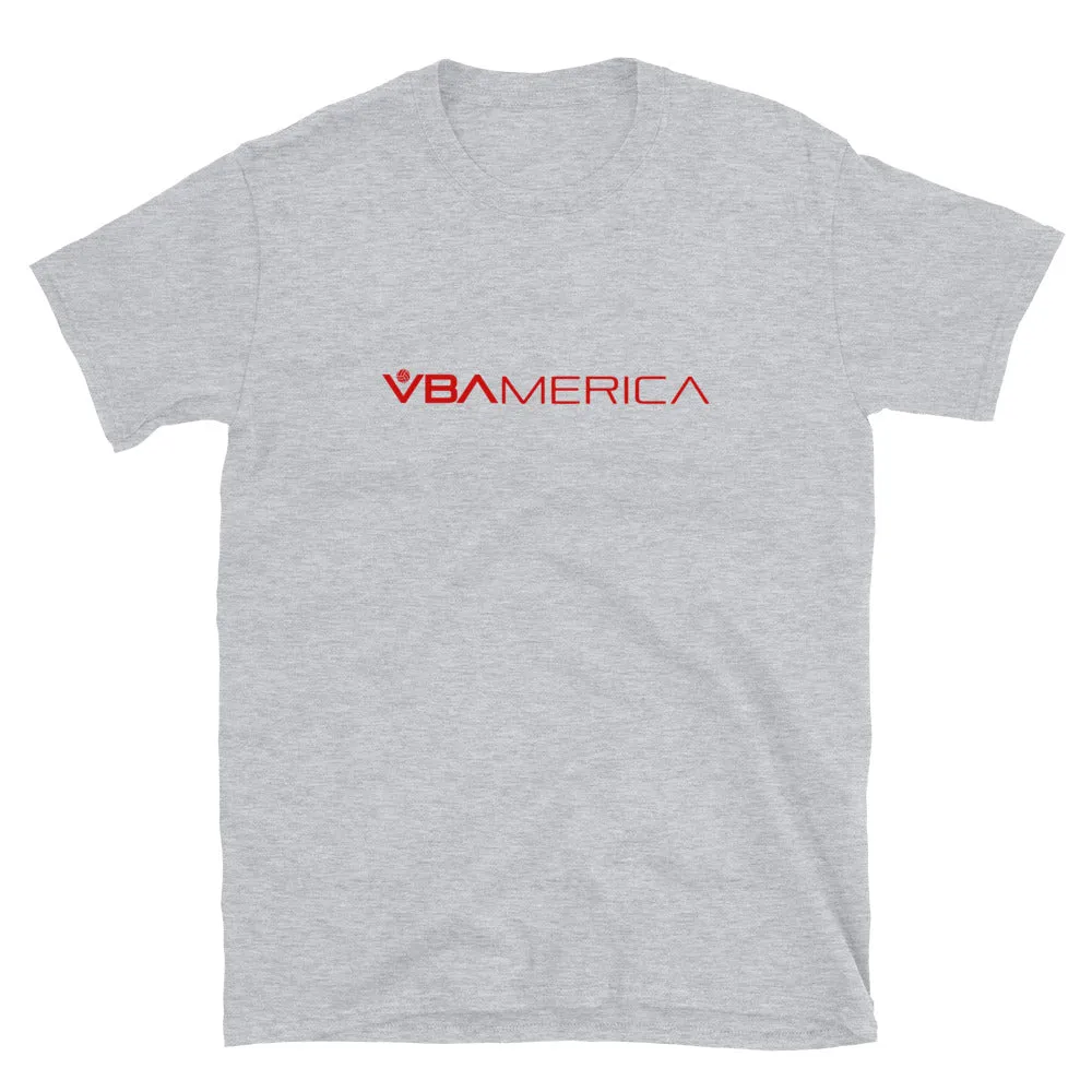 VBAmerica Red Logo Short-Sleeve Unisex T-Shirt