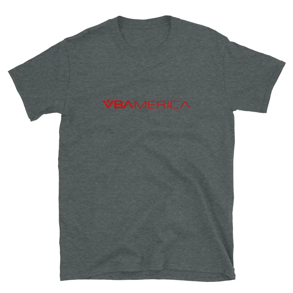 VBAmerica Red Logo Short-Sleeve Unisex T-Shirt